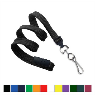 3/8" Tube Blank Lanyard with Breakaway (J-Hook)
