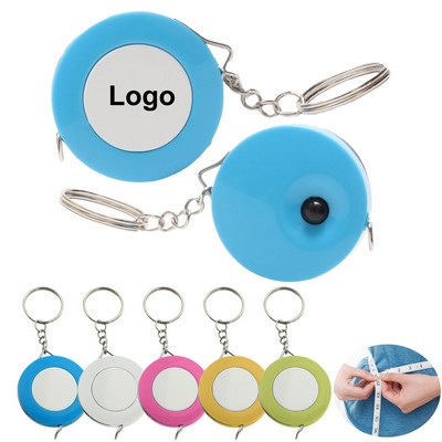 Retractable Tape Measure Keychain