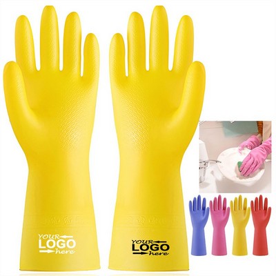 Rubber Kitchen Dishwashing Gloves