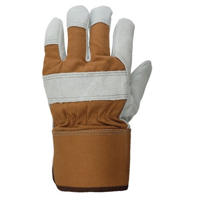 Tough Duck Cow Split Leather Fitters Glove – Palm Lined