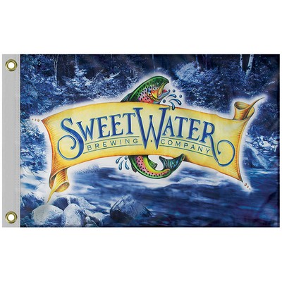 2' x 3' Standard Digitally Printed Single Reverse Knit Poly Flag