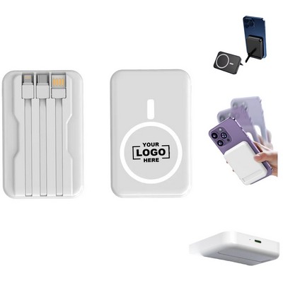 Magsafe Magnetic Wireless Fast Charging Stand Large Capacity Mobile Power Bank