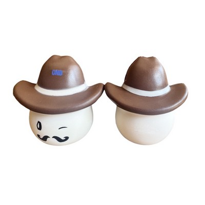 Cowboy shaped Stress Toy