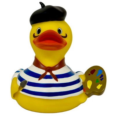 Rubber French Artist Duck©