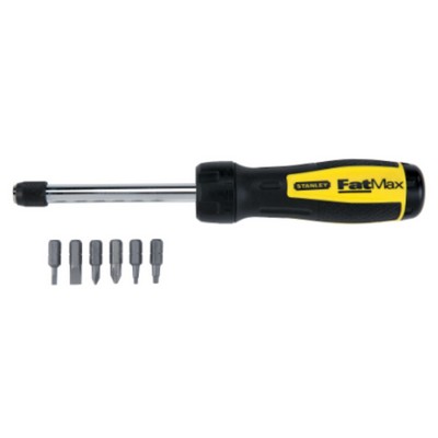 Stanley® Tools 6-Piece FATMAX® Ratchet Multi-Bit Screwdriver