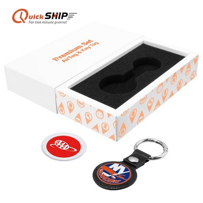 AirTag & Key Tag QuickShip Premium Set with Custom Imprint