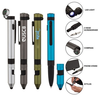 6" 1 Multi Functional Tool Pen