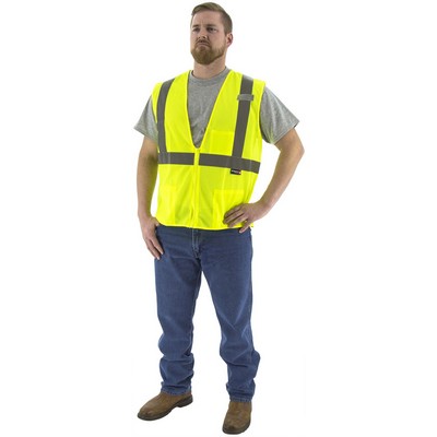 Majestic 75-3201 Hi-Viz Mesh Vest, ANSI 2