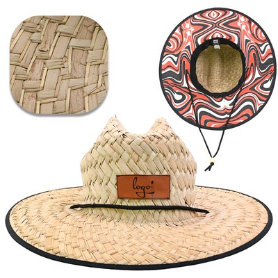 Handcrafted Wide-Brim Straw Hat