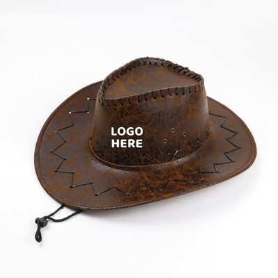 Cracked Western Cowboy Cap