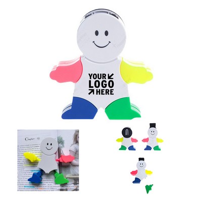 Multifunction Human Shape Highlighter Pen