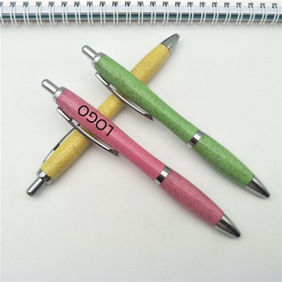 Wheat Straw Gourd Shape Ball Point Pen