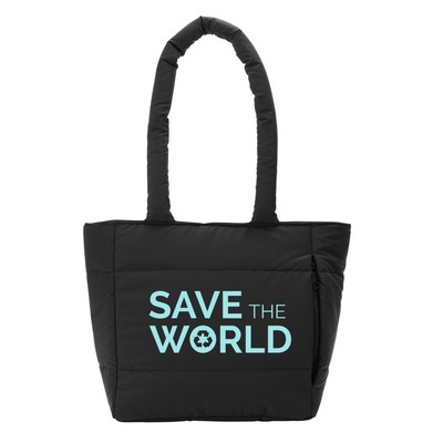 Eco Friendly Quilted Lunch Cooler Tote Bag