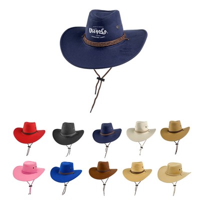 Faux Felt Western Cowboy Hat
