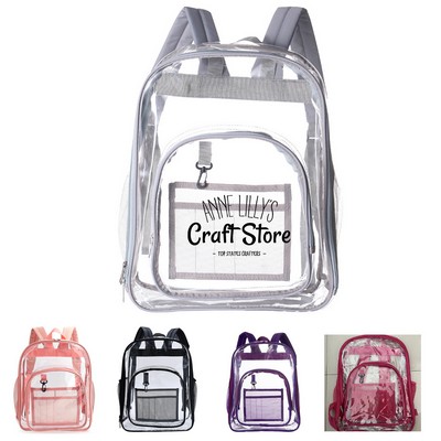 Clear PVC Bookbag