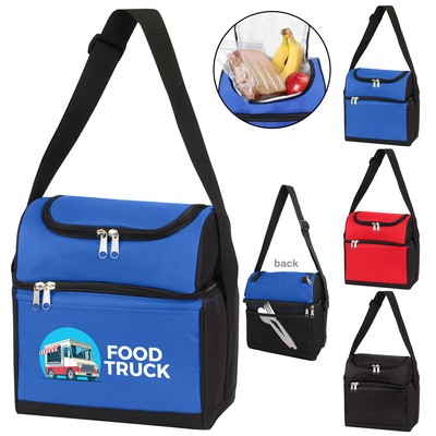 Double Compartment Cooler Bag