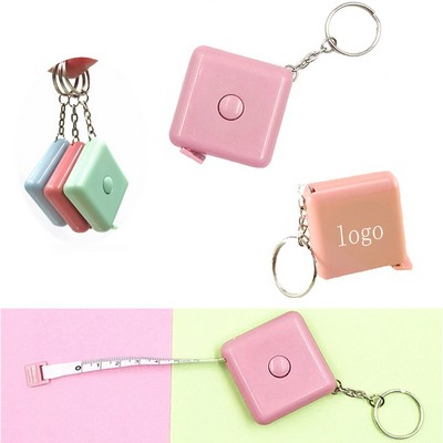 Plastic Mini Tape Key Chain