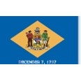 4'x6' Delaware State Nylon Outdoor Flag - Style C