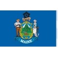 4'x6' Maine State Nylon Outdoor Flag - Style C