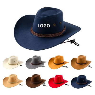 Suede Western Cowboy Hat