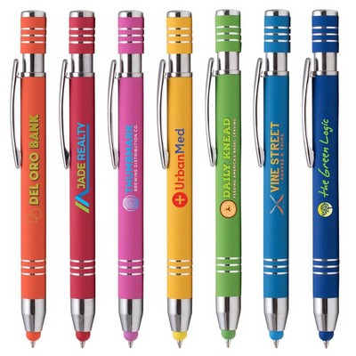Marin Softy w/ Stylus - Full Color- Full Color Metal Pen
