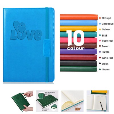 Leather Lined Journal(5.7'' x 8.3'')