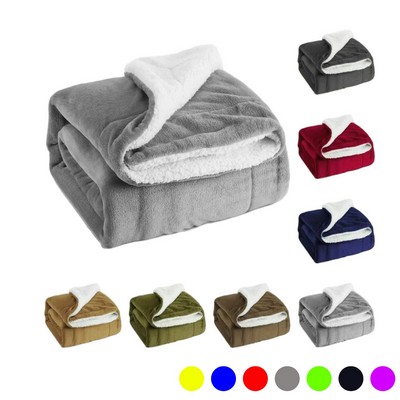 Micro Mink Sherpa Blankets 50" x 60"