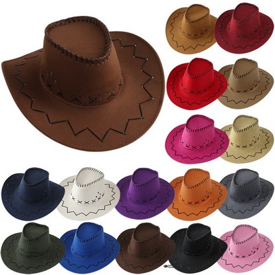 Wide Brim Cowboy Hat